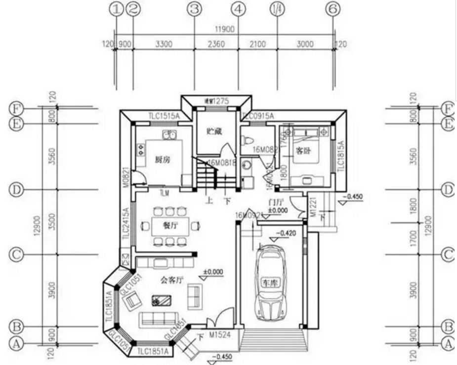 深圳睿婕鋼結構建筑推薦480平米三層別墅-帶設計圖(圖4)