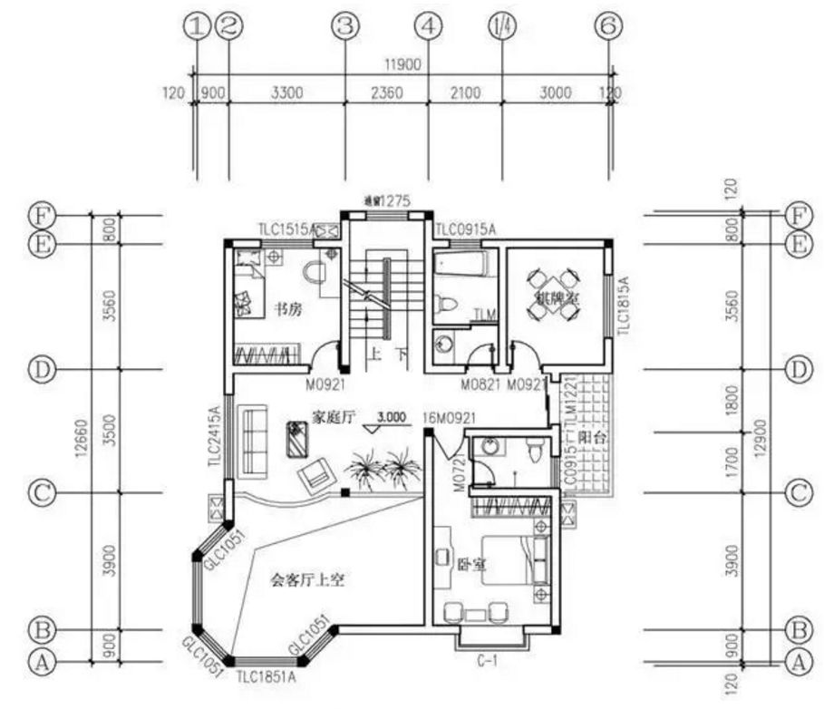 深圳睿婕鋼結構建筑推薦480平米三層別墅-帶設計圖(圖6)