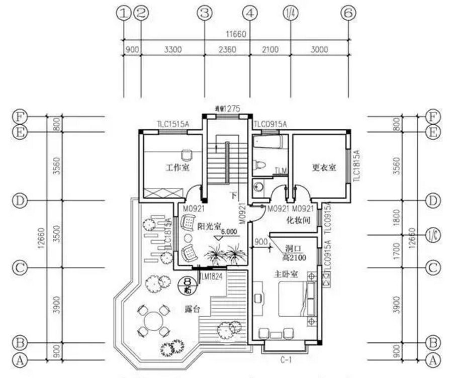 深圳睿婕鋼結構建筑推薦480平米三層別墅-帶設計圖(圖8)