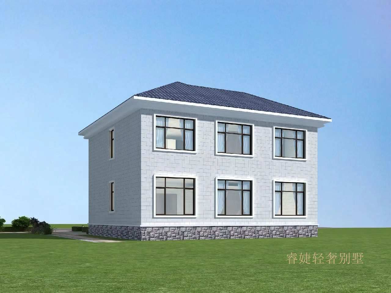 非?；鸬暮?jiǎn)歐風(fēng)格二層小別墅(圖4)