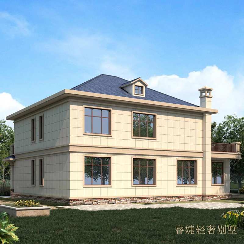 農村42萬(wàn)二層自建別墅設計圖，占地120平米左右，戶(hù)型極好(圖3)