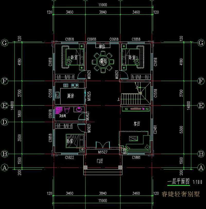 宅基地小，不用怕，四世同堂的戶(hù)型來(lái)了！(圖4)