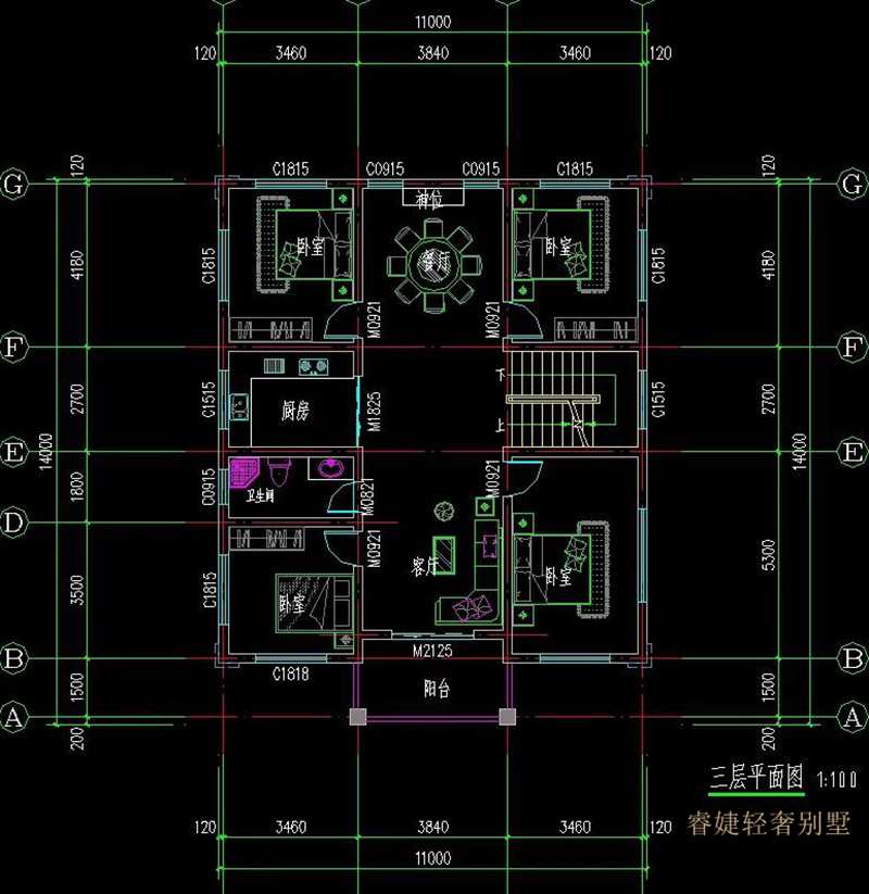 宅基地小，不用怕，四世同堂的戶(hù)型來(lái)了！(圖6)