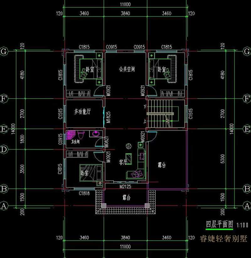 宅基地小，不用怕，四世同堂的戶(hù)型來(lái)了！(圖7)